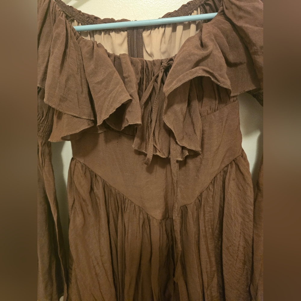 Cider Woven Secret Magic Long Sleeve Playsuit Small NWOT - Picture 5 of 9